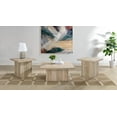 thumbnail image 2 of Coaster Devar 3-piece Square Engineered Wood Coffee Table Set in Distressed Pine, 2 of 15