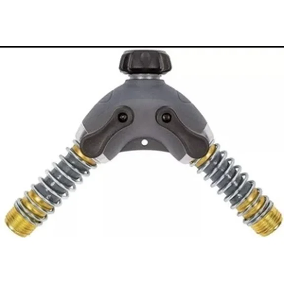 Gilmour High Flow Faucet Adapter, 2 Outlets 457-026