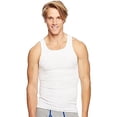 thumbnail image 2 of Hanes Ultimate Men's Tagless Tank-Multiple Packs and Colors, Assorted-3 Pack, Large, 2 of 3
