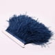 thumbnail image 3 of 1 yarda de plumas de avestruz, plumas de avestruz, fiesta de disfraces para ropa, Azul oscuro, 3 of 7