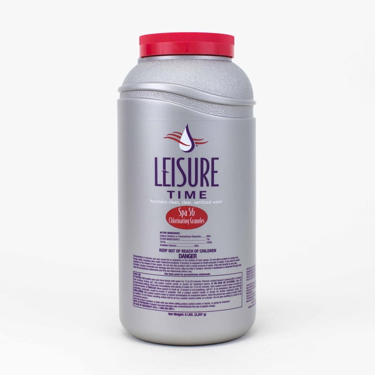 Leisure Time 5 lb Spa 56 Chlorine Granules - Hot Tub Granulated
