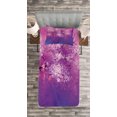 thumbnail image 3 of Ambesonne Purple Quilted Bedspread Set 2 Pcs, Romantic Paint, Twin Size, Fuchsia Purple, 3 of 3
