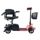 thumbnail image 2 of Scooter 4 Ruedas Rojo Soporta hasta 130kg Silla De Ruedas Electrica Bateria Acido Plomo Ajustable, 2 of 8