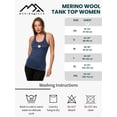 thumbnail image 3 of Merino.tech Women’s Tank Top - 𝗠𝗼𝗶𝘀𝘁𝘂𝗿𝗲 𝗪𝗶𝗰𝗸𝗶𝗻𝗴 Merino Wool Tank (XS-XXL) - Color, 3 of 8