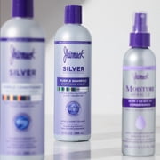 Jhirmack Silver Brightening Purple Toning Shampoo for All Shades of Silver and Gray Hair, 12 fl oz
