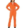 thumbnail image 2 of Tao Tao Prisoner Clothes Orange Prison Jumpsuit For Adult Dress Up Clothes For Women Jail Criminal Outfit Orange M-L, 2 of 3