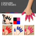 thumbnail image 4 of 10 Pieces Finger Sleeves, Finger Protective Cover For Sport, Elastic Finger Guard Support, Stretchy, 4 of 5