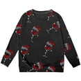 thumbnail image 4 of FJHNGBDH Christmas Children's Kids Girl's Boy's Pullover Sweatshirt Cartoon Cup Sequins Printed Crew Neck Long Sleeved Sweatshirts Fashion Casual Spring Autumn Loose Top 8-9 Years, 4 of 4