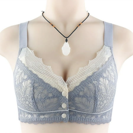 

TOWED22 Push Up Bras For Women Women s Balconette Bra Seamless Plus Size Full Coverage Underwire Support Bras Grey