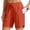 Saffron #014, variant on Women's Active 7 Inseam Athletic Long Running High Wasistband Shorts, Quick Dry Breathable Gym Shorts for Gym, M