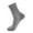 Grey-W, variant on Men's Heel Crack Prevention Socks Moisturizing Loose Fit Silicone Foot Crack Socks Anti Heel Dryness Mid Calf Socks Grey One Size