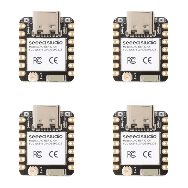 ESP32C6 Placa Desarrollo Mesh 2.4 GHz 6 Compatible Con Dientes 4MB SRAM Azul