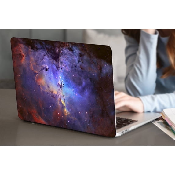 KSK KAISHEK Hard Shell Case Cover for MacBook Air 13 inchs with Touch ID USB Type-C Model: A2337 m1&A2179&A1932 (Galaxy A 0557)