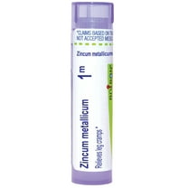 Boiron Zincum Metallicum 1M, Homeopathic Medicine for Leg Cramps, 80 Pellets