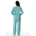 thumbnail image 3 of Just Love Plush Pajama Sets for Women (Blue - Snowflakes, Medium), 3 of 3