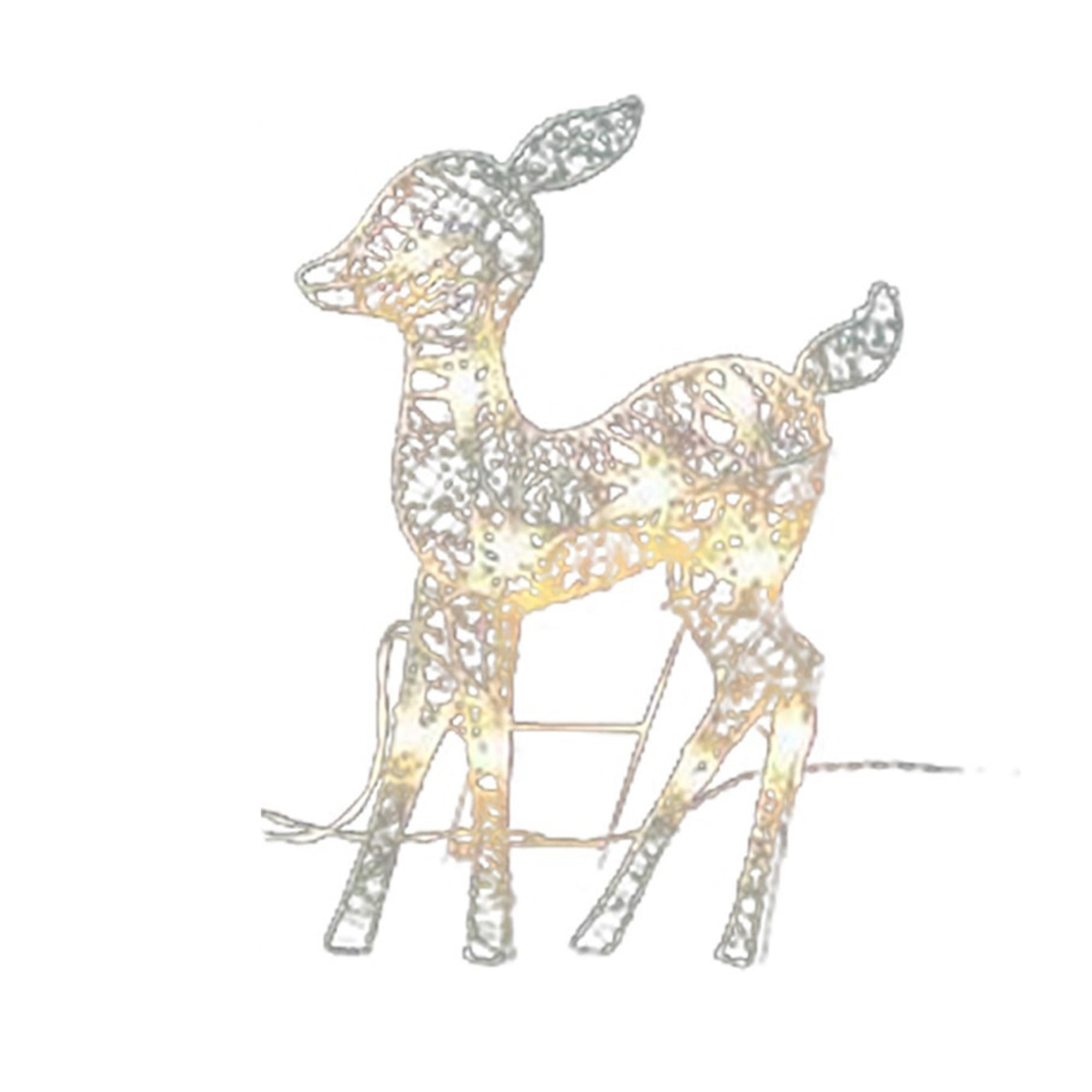 Binpure Prelit Christmas Reindeer Family, Outdoor Lighted Holiday Deer