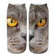 thumbnail image 3 of Face Print Socks - Cute Mid-calf Socks Unisex Made Of Soft And Breathable Fabric Suitable For Everyday Wear/gifting, 3 of 3