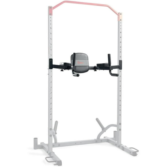 Sunny Health & Fitness Adjustable Captains Chair Multi-Function Dip Station, Push-Up, Leg Raises & Core Workout Attachment with Adjustable Height - SF-XFA008