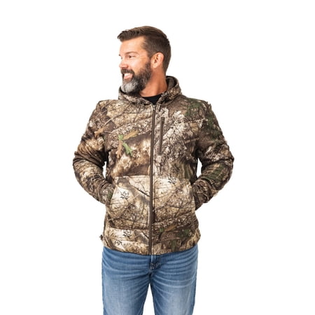 Realtree APX Camo Hunting High Pile Fleece Jacket For Men and Women L