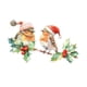 thumbnail image 4 of Christmas Birds Ventana Decorativo Vinilo Pájaro en Rama Doble Cara PVC Reutilizable Fácil de Quitar Adecuado para Fiestas Navideñas Decoraci, 4 of 9