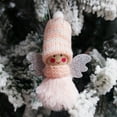 thumbnail image 1 of Adorno colgante navideño de gorro de punto para niña | Colgante de decoración navideña para árbol, pared, puerta y coche | Detalle festivo para el hogar para Navidad, 1 of 1