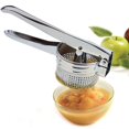 thumbnail image 2 of Exprimidor de frutas y alimentos de acero inoxidable, colador, prensador de verduras Adepaton CKCHHVPOB, 2 of 7