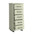 thumbnail image 5 of FESTIVO 24 inch Wide 5-Drawer Tall Dresser - Antique White, 5 of 8