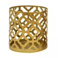 thumbnail image 1 of 2x Candelabro geométrico Candelabro de ahuecado floral de hierro Zulema Estante de candelabro casero, 1 of 8