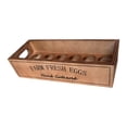 thumbnail image 3 of Organizador apilable para huevos de madera, cesta de almacenamiento apilable para exhibición de huevos de Pascua de granja, pollo, , codorniz,, 3 of 9