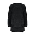 thumbnail image 6 of Winter Sweatshirt for Women Fleece Fuzzy Comfort Pullover for anxiety Long Sleeve Shirts Oversized Warm Sweater, 6 of 6