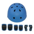 thumbnail image 3 of 7Pcs Knee Pads Elbow Pads Wrist Guards Protective Gears Kids Bike Helmet Set for Blue, 3 of 8