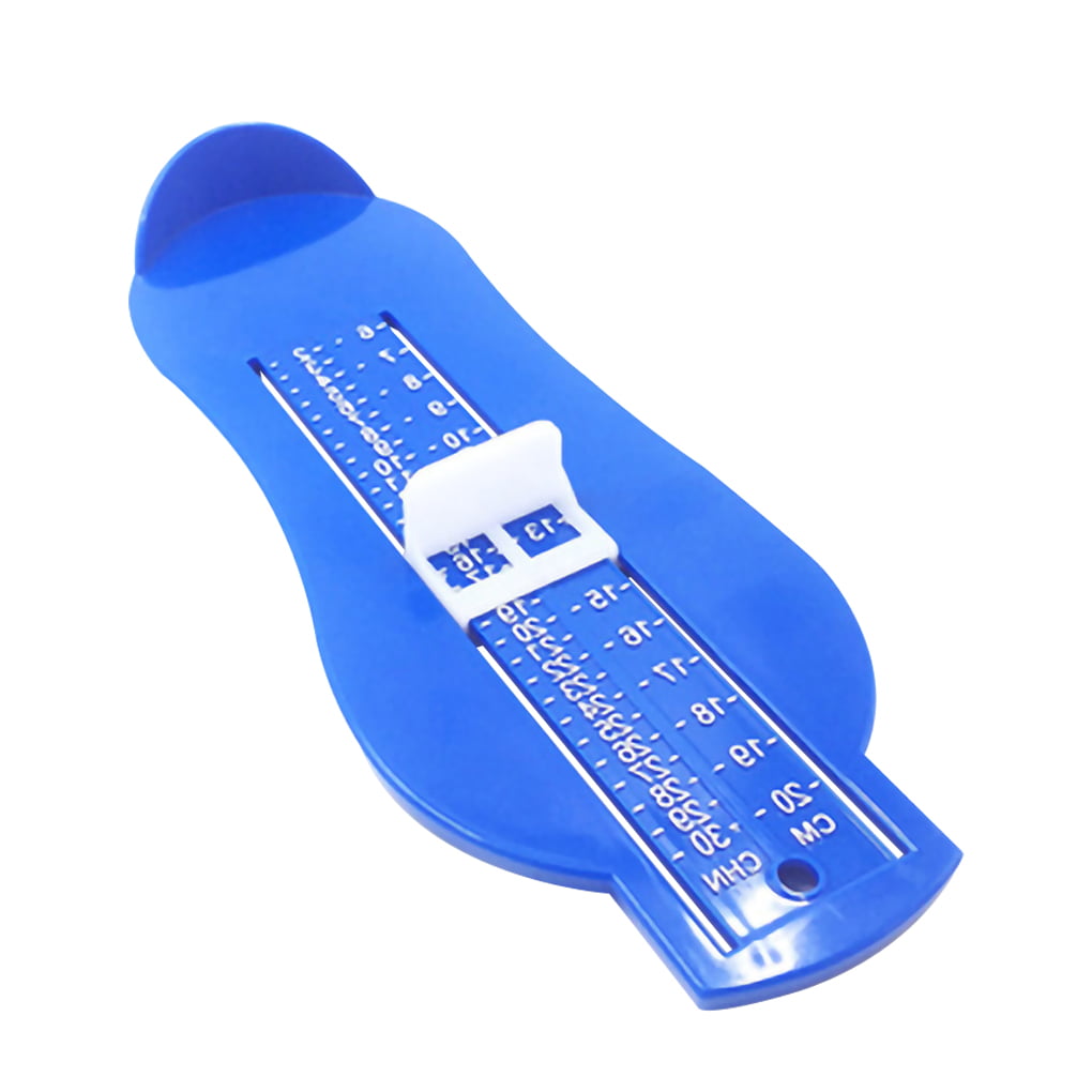 fast-shop Children Baby Foot Shoe Size Measure Tool Infant Device Ruler Kit Blue 