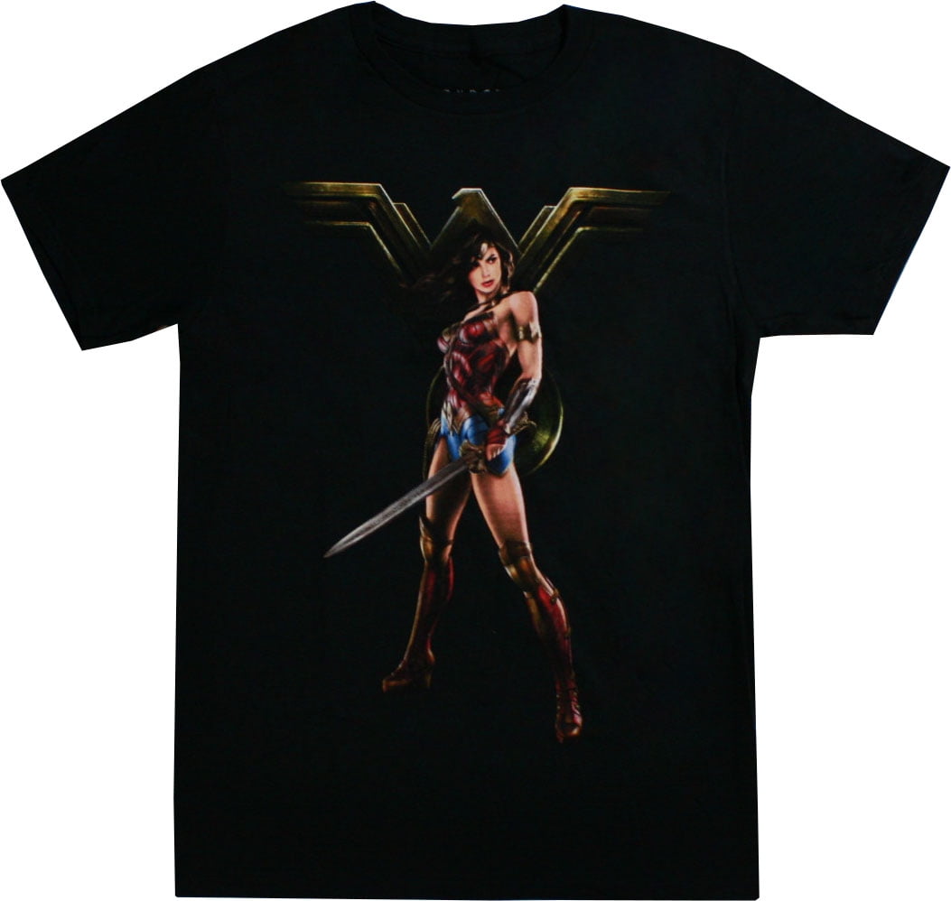 DC Comics Wonder Woman Men's Black Shirt - Walmart.com