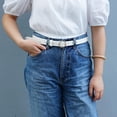 thumbnail image 5 of QHUDLV Boho Leather Waist Belt,Vintage Metal Buckle,Women’s Fashion Accessory, 5 of 5