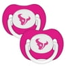 NFL Houston Texans Pink 2-Pack Pacifiers