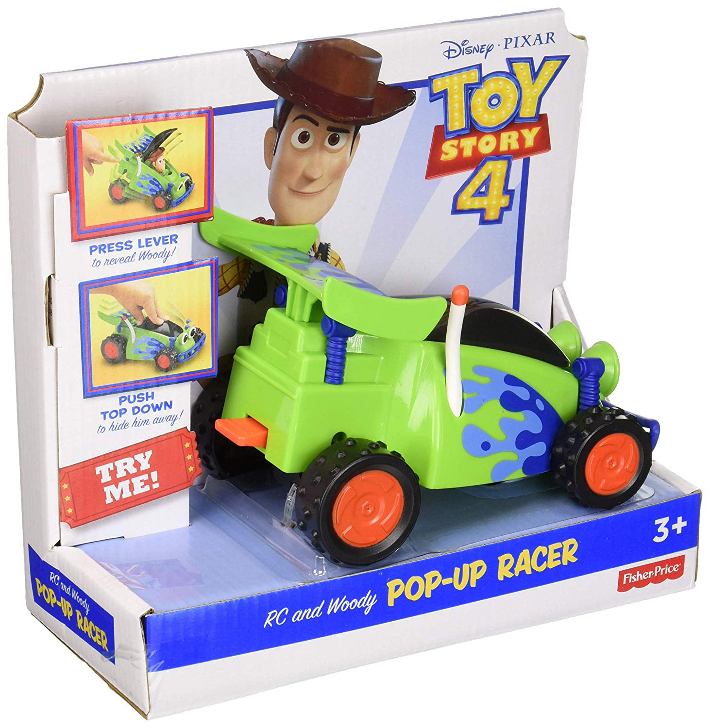 FisherPrice Disney Pixar Toy Story 4 Woody Vehicle, For
