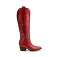 thumbnail image 2 of DREAM PAIRS Womens Knee High Boots Cowboy Cowgirl Pull On Embroidered Western Boots, 2 of 8