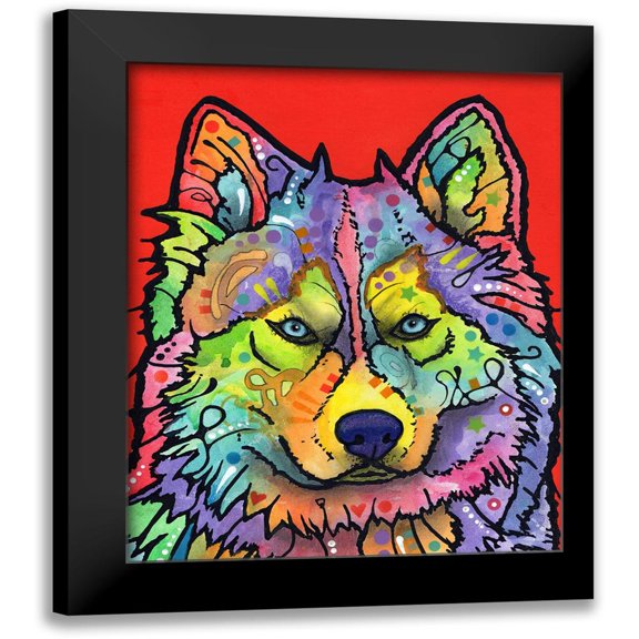 Dean Russo Collection 12x14 Black Modern Framed Museum Art Print Titled - Magua