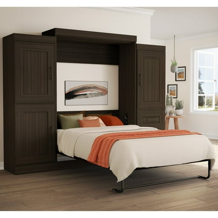 Bestar Edge Murphy Bed With 2 Storage Units Full Bestar Edge Murphy Bed With 2 Storage Units Full
