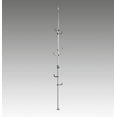 thumbnail image 4 of prince hanger, one-touch coat rack, silver, steel, free standing, phus-0012, made in korea, 4 of 5