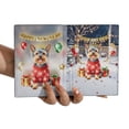 thumbnail image 3 of Happy New Year 2026 Yorkshire Terrier Holiday Balloons Party Snow Travel Passport Wallet Yorkie Dog Lover Gifts PU Leather Passport Holder Cover - 13018, 3 of 5