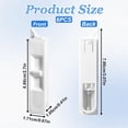 thumbnail image 2 of 6 Pcs Window Tilt Latch Pairs, White Spring Loaded Latch Replacement Sliding Locks Plastic Construction Snap-in Latches Pairs Window Parts and Hardware for Home Windows Accessories, 2 of 7