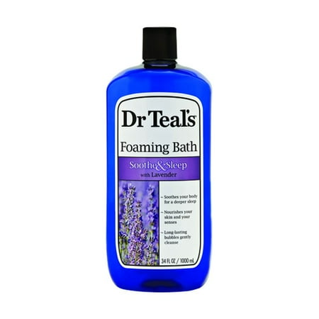 teals epsom lavender soothe foaming salt bath dr