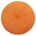 thumbnail image 4 of SAFAVIEH Hawkem Modern Velvet Ottoman, Orange, 4 of 7