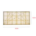 thumbnail image 4 of Injueey Regla de acolchado rectangular, plantilla de medición de costura, regla de costura transparente de alta precisión para manualidades Tela de costura y artesanía, 4 of 6