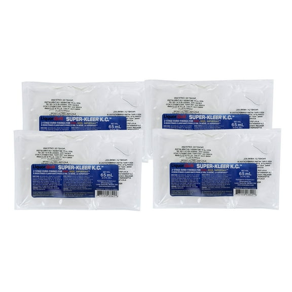 Liquor Quik Super-Kleer KC 2-Part Finings - Pack of 4