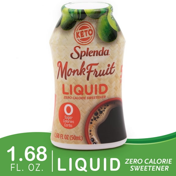 Splenda Monk Fruit Zero Calorie Liquid Sweetener, 1.68 fl oz