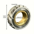 thumbnail image 4 of Stainless Steel Magnetic Fidget Toys for Adults, Tactile Sensory Pieces, 4 of 10