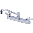 thumbnail image 2 of Central Brass 0122-A 2-Handle Kitchen Faucet in PVD Polished Chrome, 2 of 3
