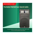 thumbnail image 4 of Mini radio portátil JINMJMXG J-166 sintonización digital FM/AM receptor de radio reproductor de música MP3, 4 of 5